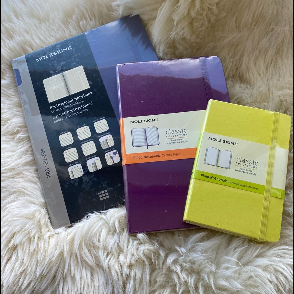 Moleskine Bundle of 3 Notebooks!